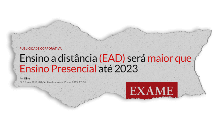 [INSERIR HEADLINES/MANCHETES SOBRE EAD - PORTAIS E VEÍCULOS DE COMUNICAÇÃO]